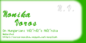 monika voros business card